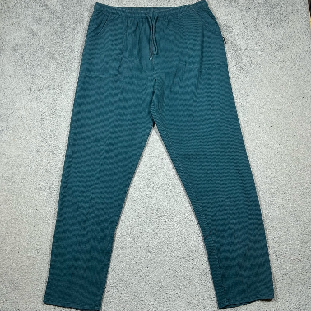 Dark Green Ezze Wear Corduroy Sweatpants Women’s Large 0418